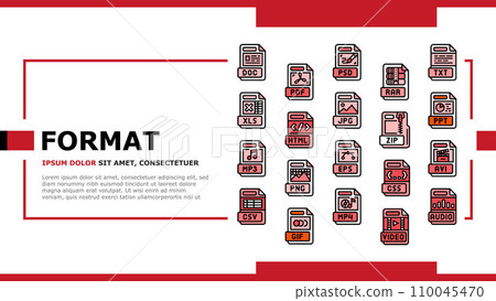 file format document landing header vector file format document landing header vector 110045470