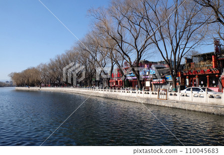 Houhai lake, the area is also known as Shichihai and consists three lakes in the north of Beijing 110045683