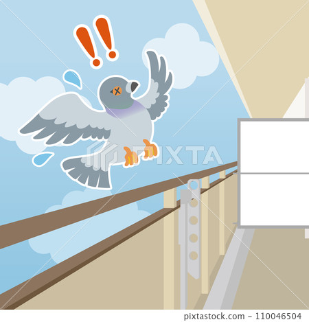 Dove repellent illustration 110046504