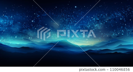 Abstract dark blue gradient grayscale for web background design. Retro vintage style. Abstract background. Trendy style. 110046856