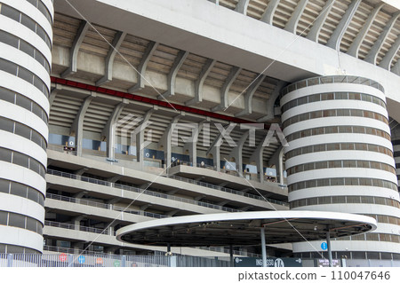 Italy, Milan, The Giuseppe Meazza stadium, also called the San Siro stadium Italy, Milan, The Giuseppe Meazza stadium, also called the San Siro stadium 110047646