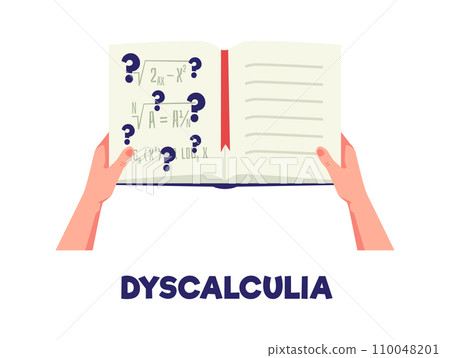Hands holding an open book, vector illustration on white, cartoon style 110048201