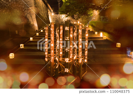 Matsue Water Light Road Bamboo Grove Light-up 110048375