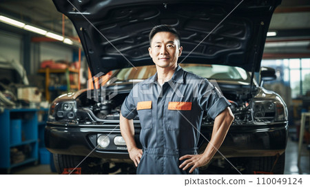 汽車維修工程師工人人工智慧產生的圖像 110049124