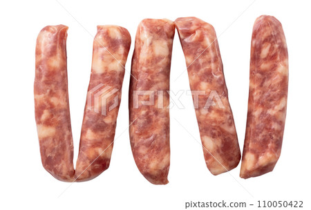 香腸 蒜味香腸 蒜 生的 去背 裁剪路徑 raw sausage ナマソーセージ 110050422