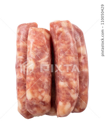 sausage chorizo garlic raw backless clipping path raw sausage ナマソーセージ 110050429
