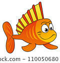 Exotic orange fish 110050680