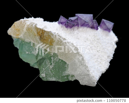 Fluorite rough octahedron with host rock (fluorite) 110050778