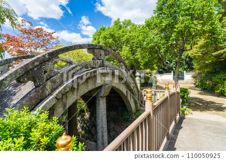 大阪府羽曳野市本多八幡宮境內的北條橋 110050925