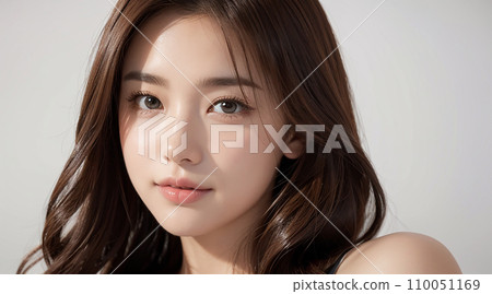 美麗的女性美女模型“AI生成圖像” 110051169