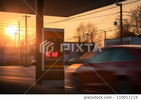 Sunset at the Gas Station Sunset at the Gas Station 110051219