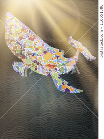 光島七彩鯨魚 110051396