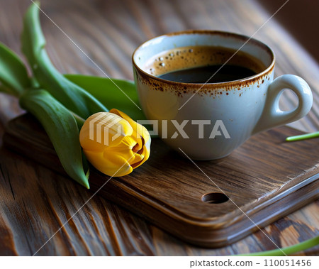 鬱金香旁邊的美味咖啡 鬱金香旁邊的美味咖啡 110051456