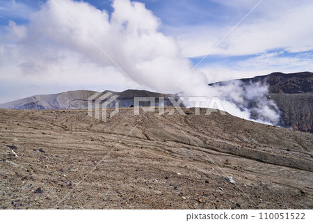 Kumamoto Aso Nakadake crater 110051522
