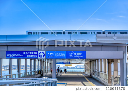 東京青海站江東區的都市景觀 東京青海站江東區的都市景觀 110051878