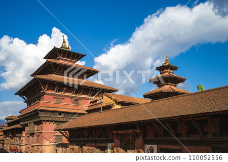 scenery of Patan Durbar Square located at Kathmandu in Nepal scenery of Patan Durbar Square located at Kathmandu in Nepal 110052556