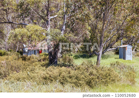 Horse Camp Hut in Kosciuszko National Park in Australia 110052680