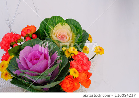 Arrangement using peonies 110054237