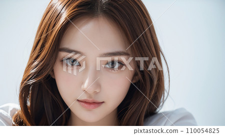 美麗的女性美女模型“AI生成圖像” 110054825