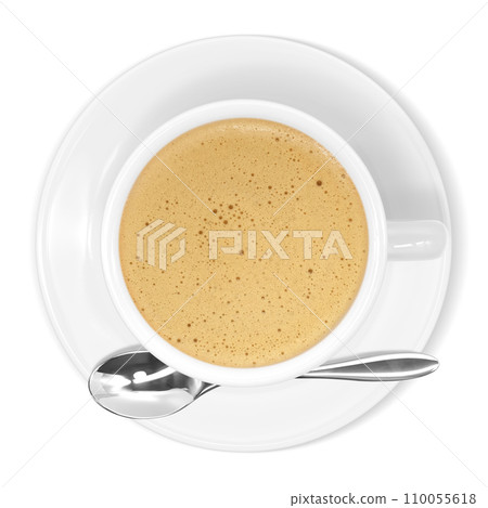 咖啡拿鐵插畫現實 110055618