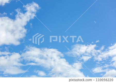 August blue sky and clouds August blue sky and clouds 110056220