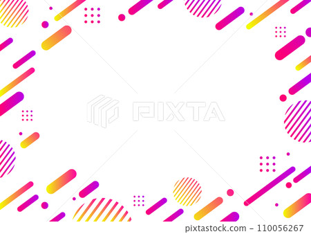Geometric design pattern background material 110056267