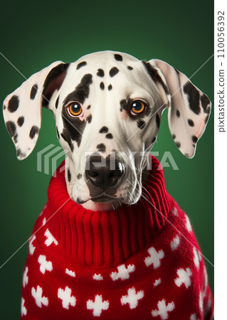 Dalmatian shop xmas jumper