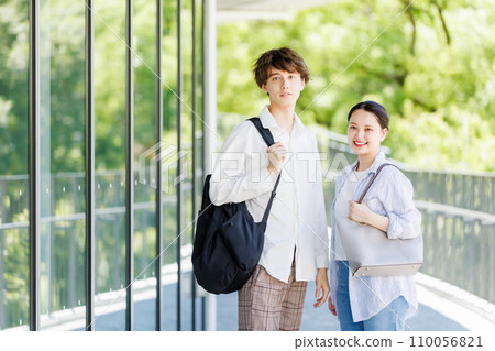 University student international student campus life 110056821