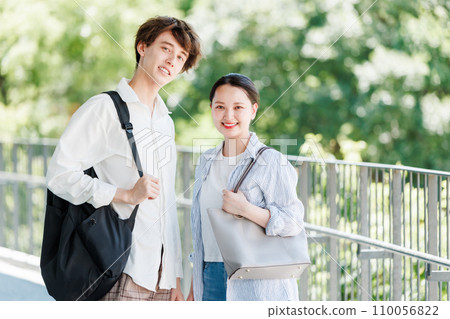 University student international student campus life 110056822