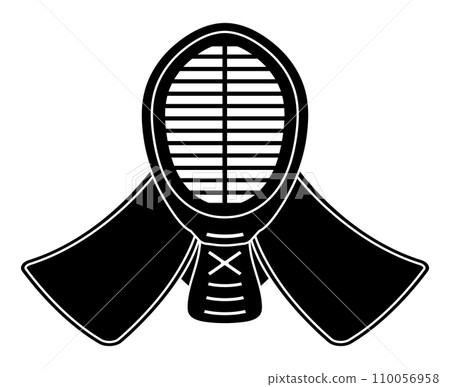 劍道面具剪影 110056958