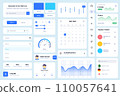 Web Dashboard UI Component Kit Elements Design Vector Web Dashboard UI Component Kit Elements Design Vector 110057641