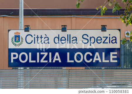Italy, La Spezia, City local police barracks 110058381
