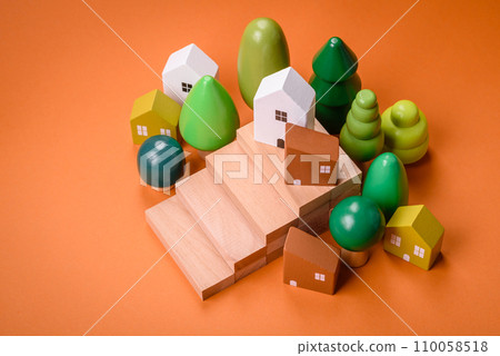A small wooden house as an idea for investing in your own home 110058518