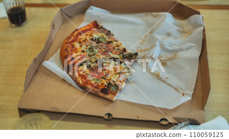 Started pizza on the table at school. Started pizza on the table at school. 110059125