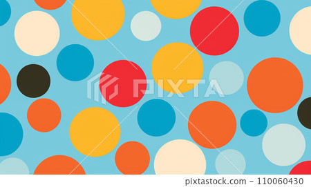 Polka dot pattern AI image Polka dot pattern AI image 110060430