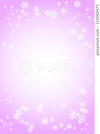 Snow frame background material lavender Snow frame background material lavender 110060473
