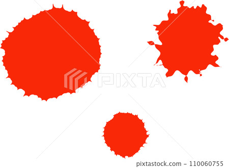 Illustration of bloodstains and gore Illustration of bloodstains and gore 110060755