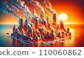 3DCG image of global warming, global boiling, SDGs, and sustainability 3DCG image of global warming, global boiling, SDGs, and sustainability 110060862