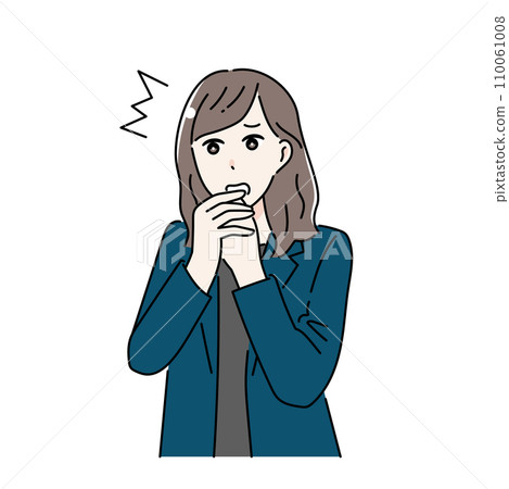 一個震驚的商人的插圖 一個震驚的商人的插圖 110061008