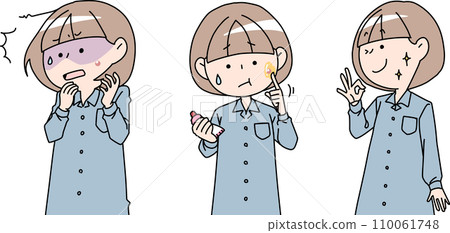 Set for women who take care of acne Set for women who take care of acne 110061748