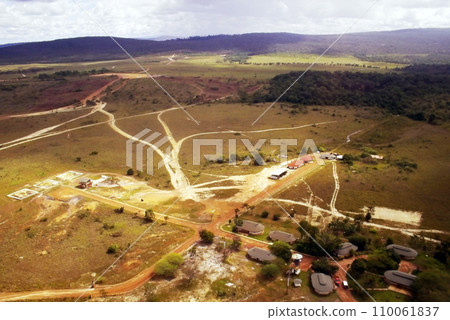 Canaima National Park in Venezuela seen from above Canaima National Park in Venezuela seen from above 110061837