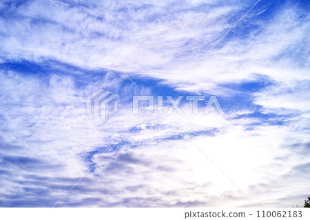 Blue sky and cloud image 110062183