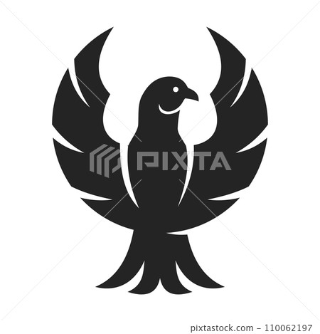 Pigeon Logo template Isolated. Brand Identity. Icon Abstract Vector graphic 110062197