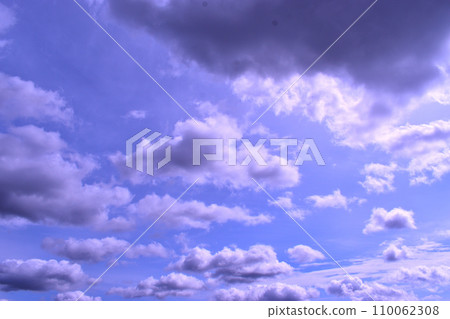 A blue sky with clouds 110062308