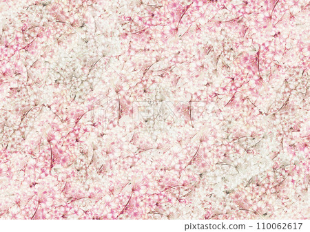 Spring wallpaper material with cherry blossoms in full bloom Spring wallpaper material with cherry blossoms in full bloom 110062617