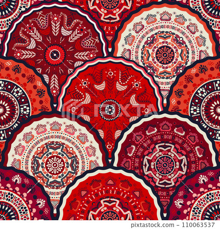 Vector floral decorative art design 2 - Stock Illustration [110063537 ...