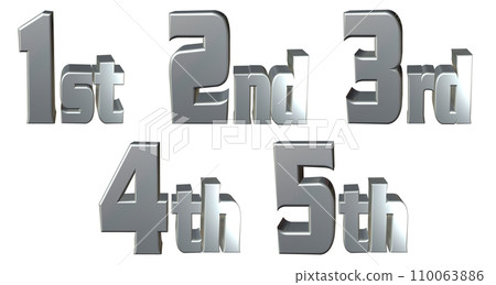 3DCG characters [1st/2nd/3rd/4th/5th] Silver, Silver 110063886