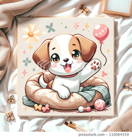 可愛的寵物狗 110064359