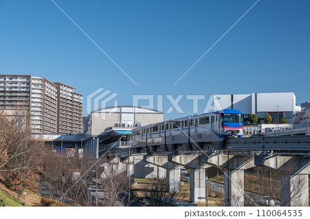 單軌電車抵達齋藤西站 110064535