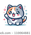 可愛的寵物貓 110064881